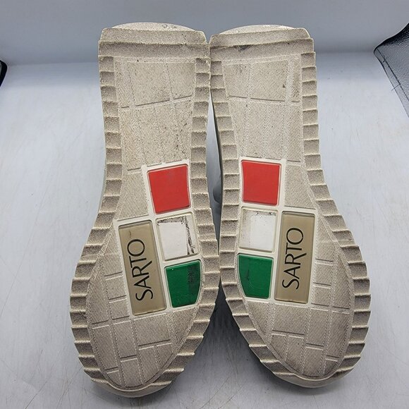 Franco Sarto Alps Womens 9 M White Boots Water Resistant Winter Casual Outdoors - Picture 8 of 13